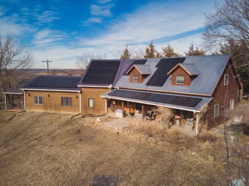 15.41 kW Residential SunPower Solar Installation in Perry, Kansas